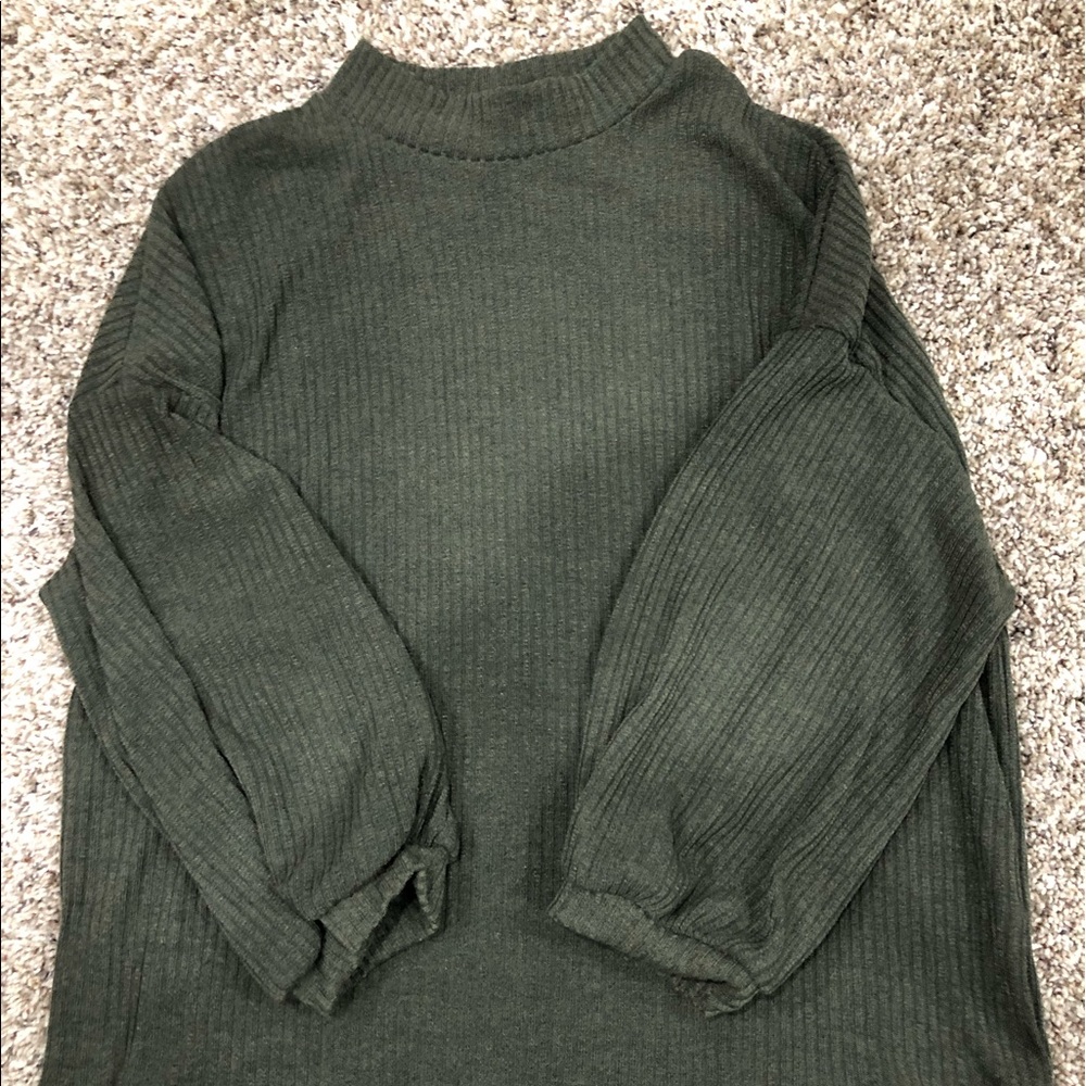 Mock neck sweater!